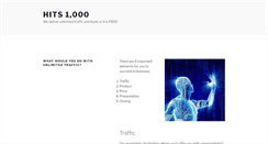 Desktop Screenshot of hits1k.com